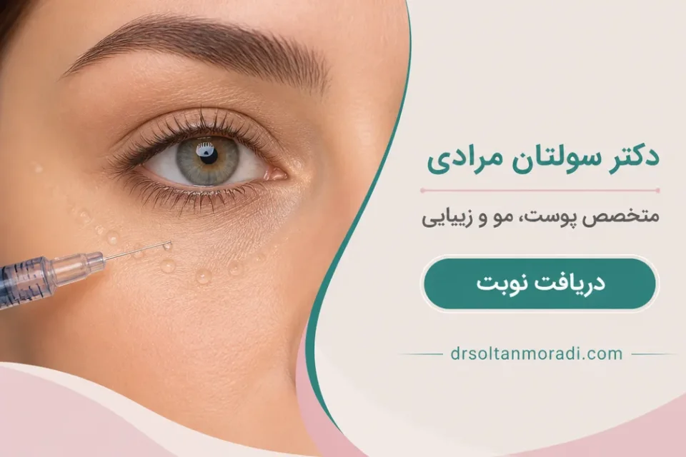 نمای توضیحی درباره محدودیتهای مزوژل در درمان تیرگی و گودی